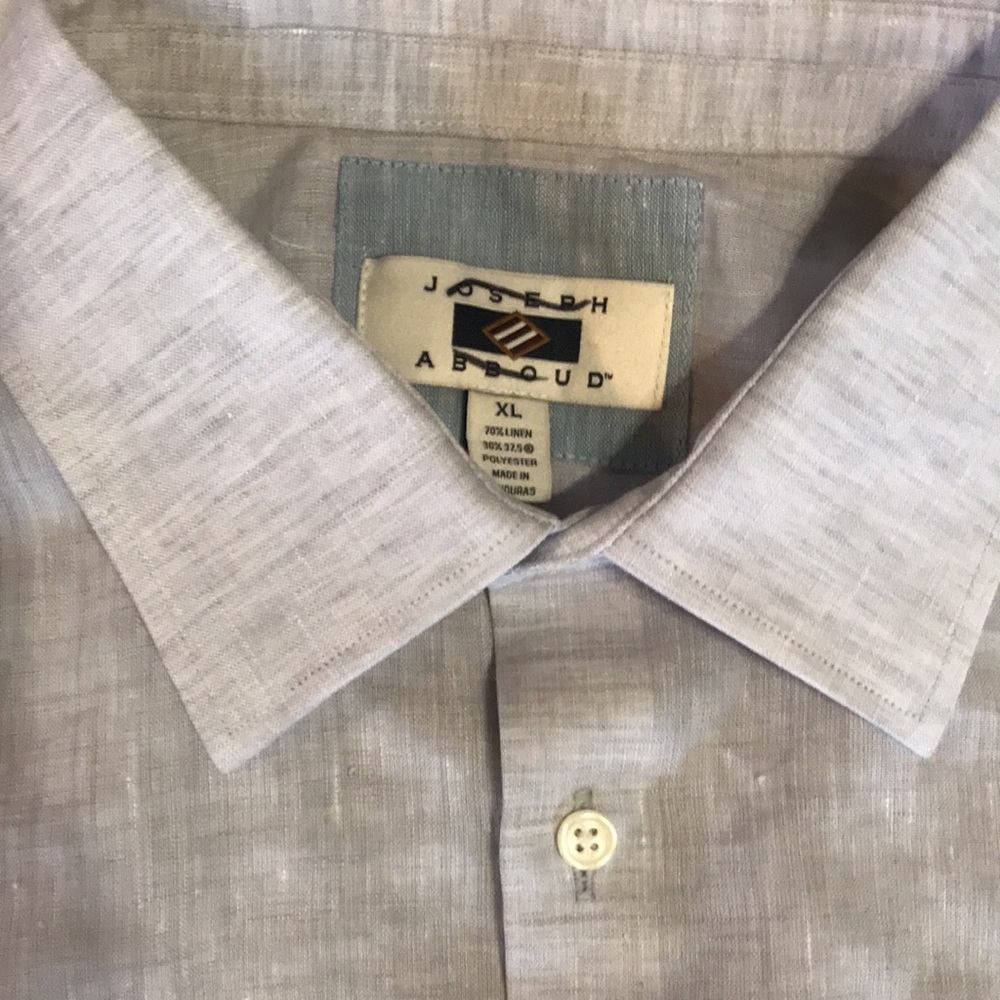 ❤️231)NWT Mens casual shirt by Joseph Abboud. Aero Linen multiple sizes - Picture 2 of 8
